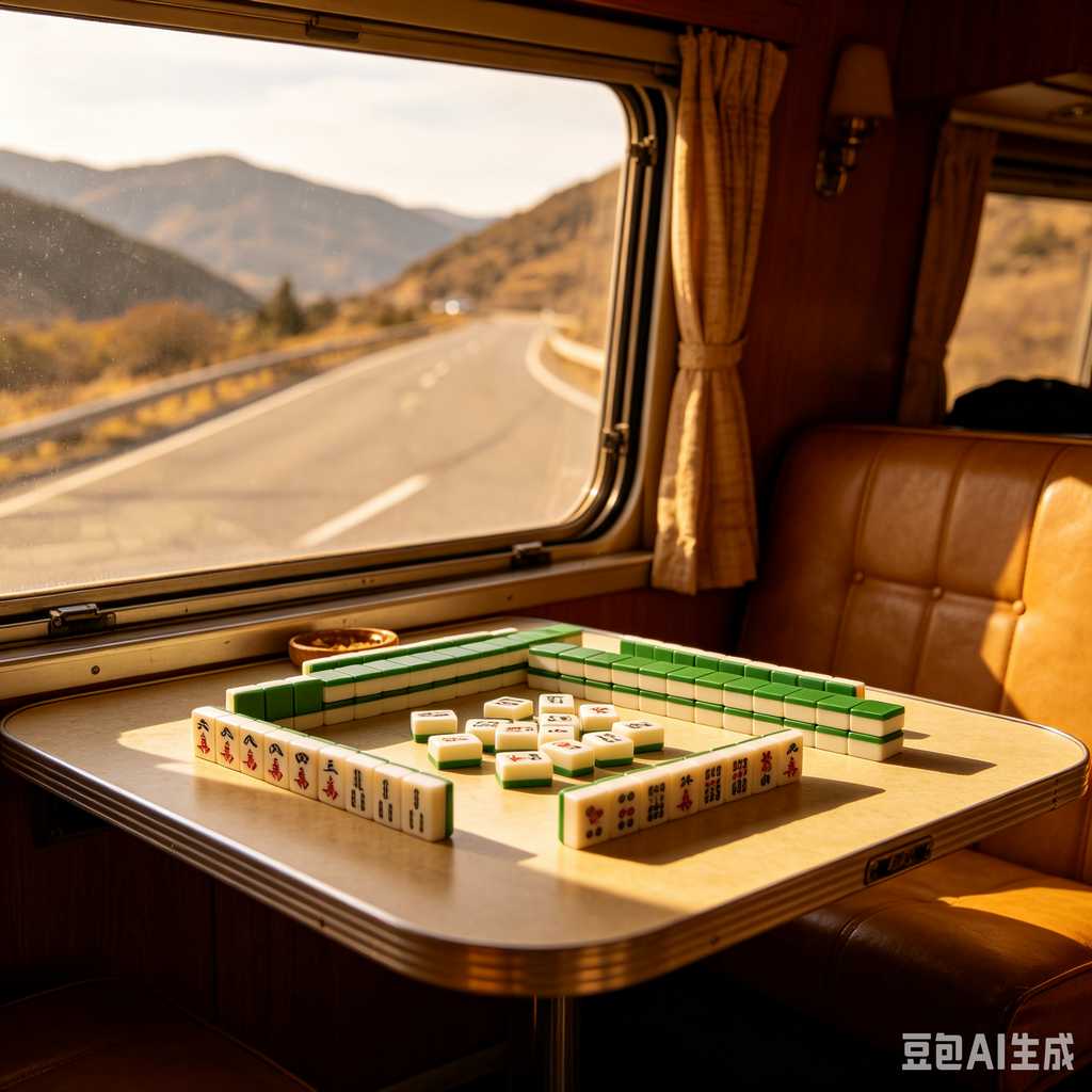 vivid color print mahjong set