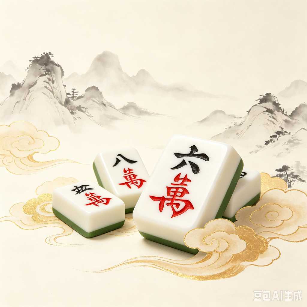 fine carving mahjong set