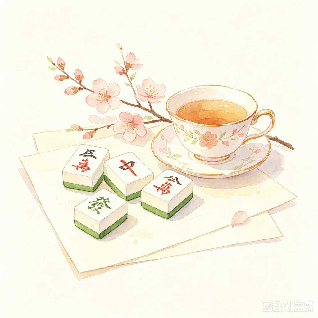 elegant mahjong gift set